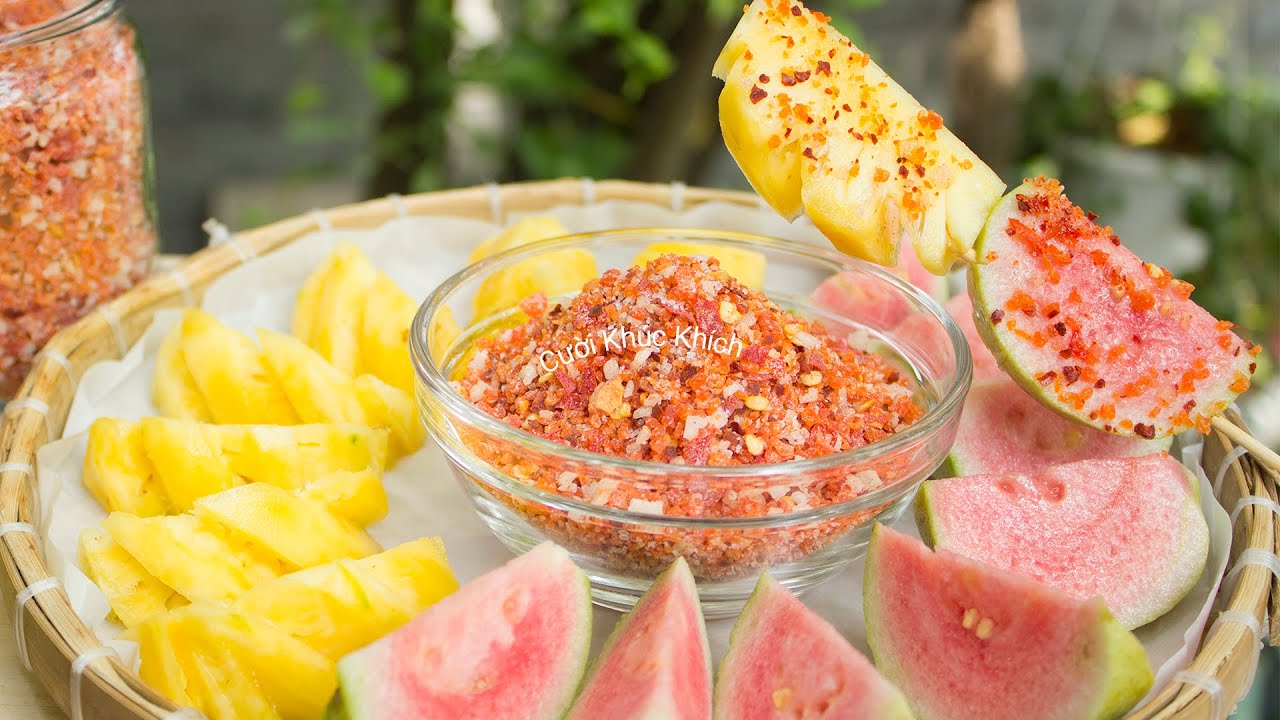3 BƯỚC LÀM MUỐI XÍ MUỘI CHẤM TRÁI CÂY NGON VÀ ĐỂ ĐƯỢC LÂU - CKK