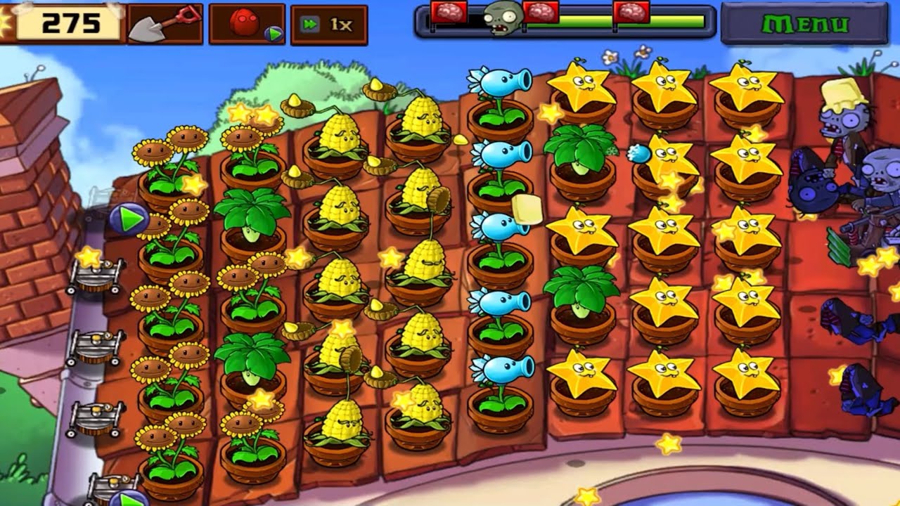 Plants vs. Zombies™ - Roof Level 6 - 7 Gameplay (2026)