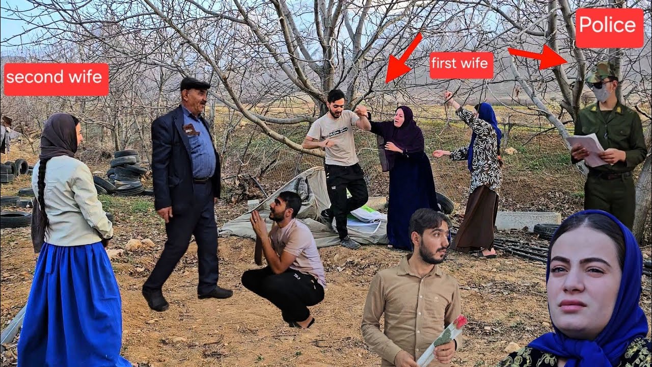 The husband attempt to remarry Zahra and the second wife opposition, nomadic life and building a hut