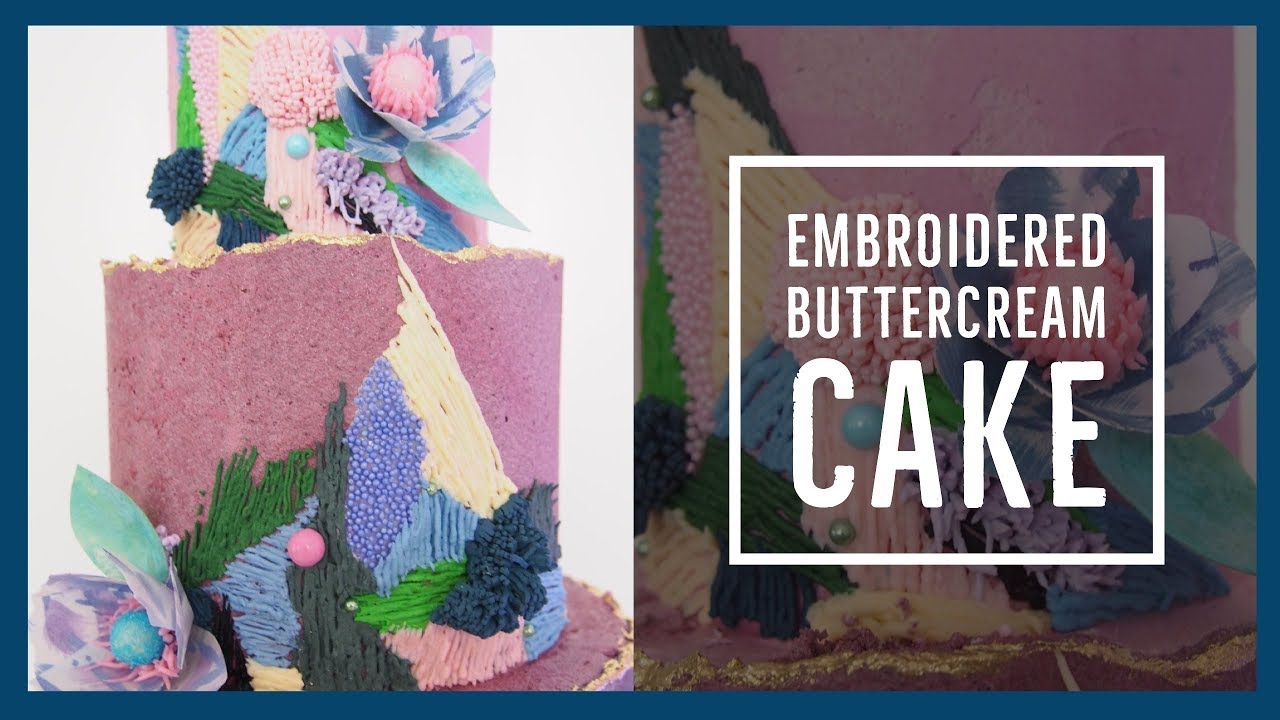 Buttercream Embroidery Cake | Greggy Soriano