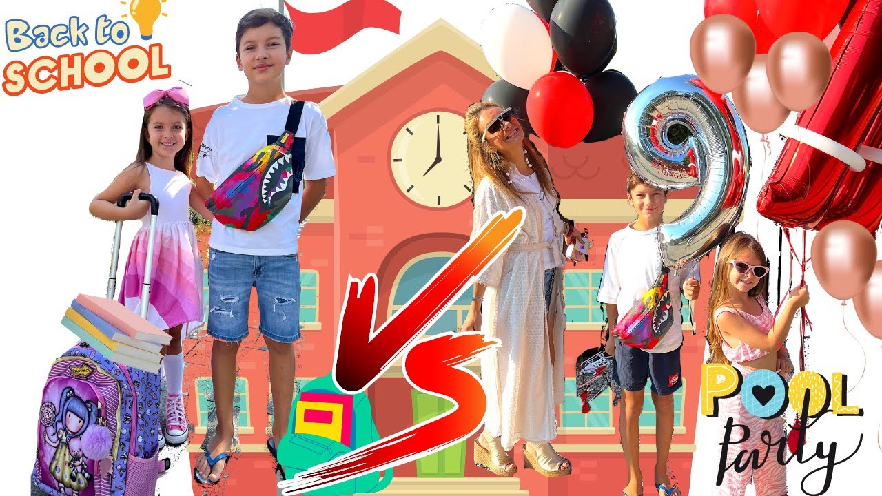 TONI i LOLI prvi dan u ŠKOLI! A nakon škole PARTY za ekipu!