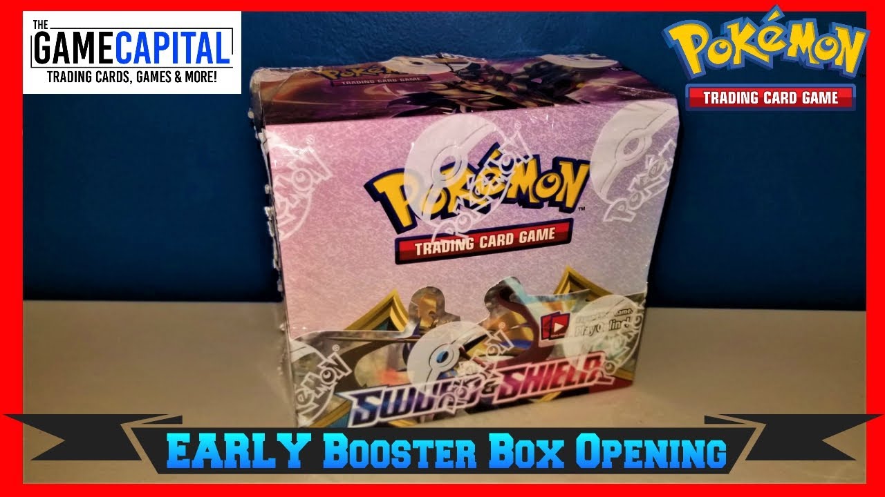 SWORD & SHIELD Booster BOX Opening of Pokemon Cards Super EARLY