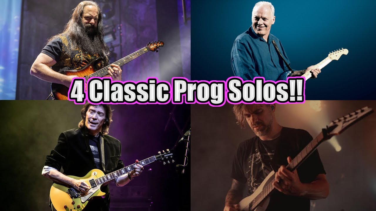 4 Of The Best Prog Guitar Solos EVER!! (w/ Onscreen Tabs!)