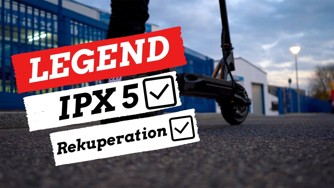 IO Hawk STATEMENT ZU IPX5 / REKUPERATION beim eScooter Legend