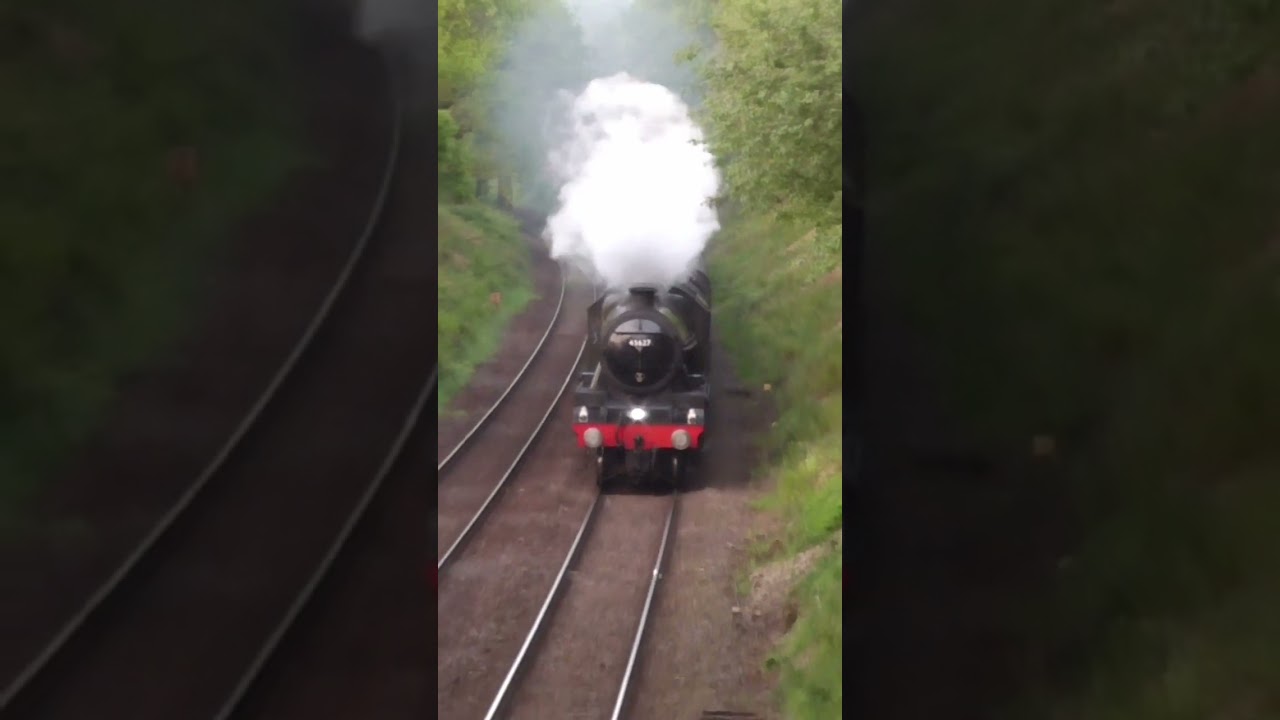 A Not so Steamy Jubilee due to Fire Risk at Langho #steam #train #railway #shorts
