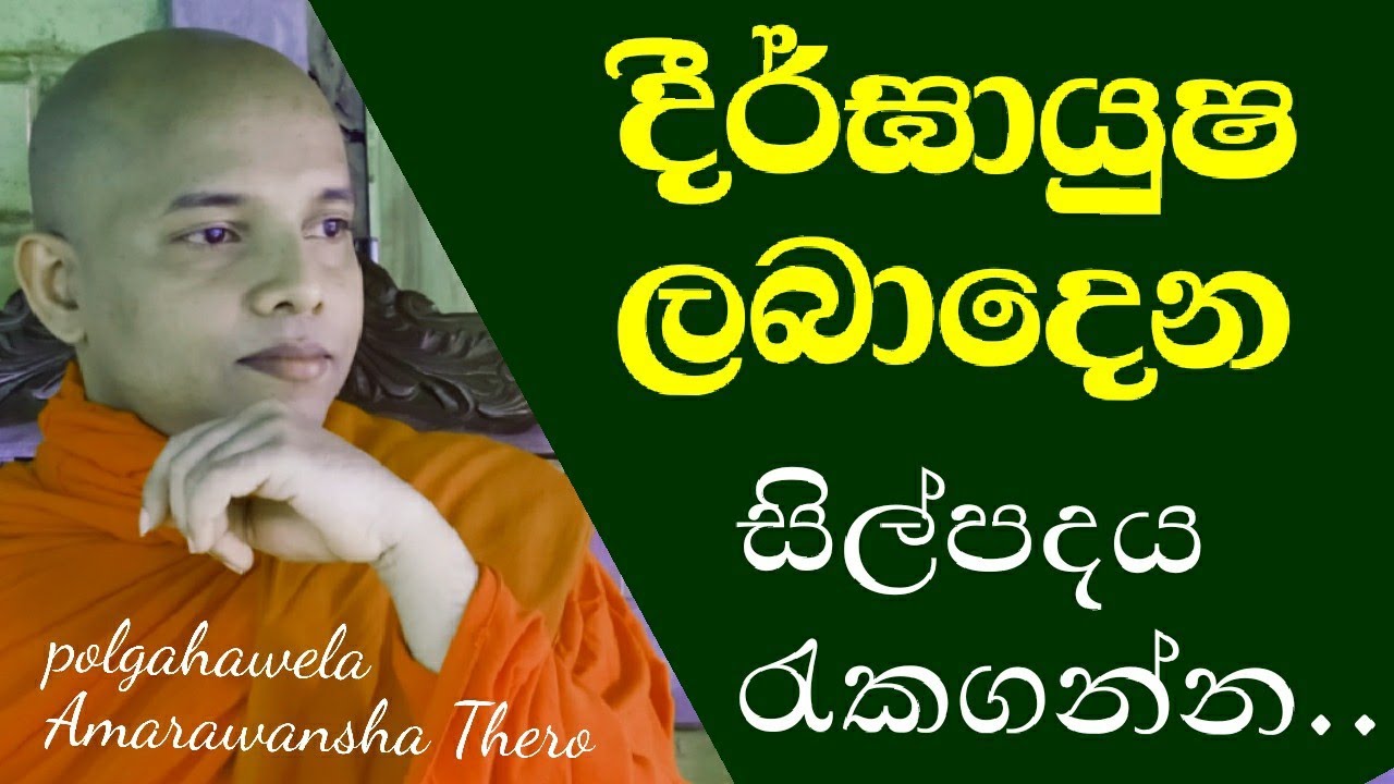 දීර්ඝායුෂ ලබාදෙන සීලය රැකීමට උපදෙස් |The method of obtaining longevity | wenayika Tv