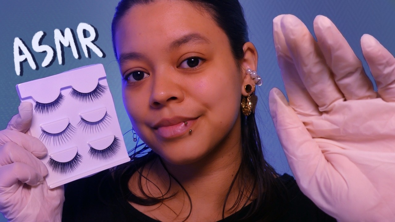 Je te pose des faux cils 👁️👁️ | ROLEPLAY ASMR FR