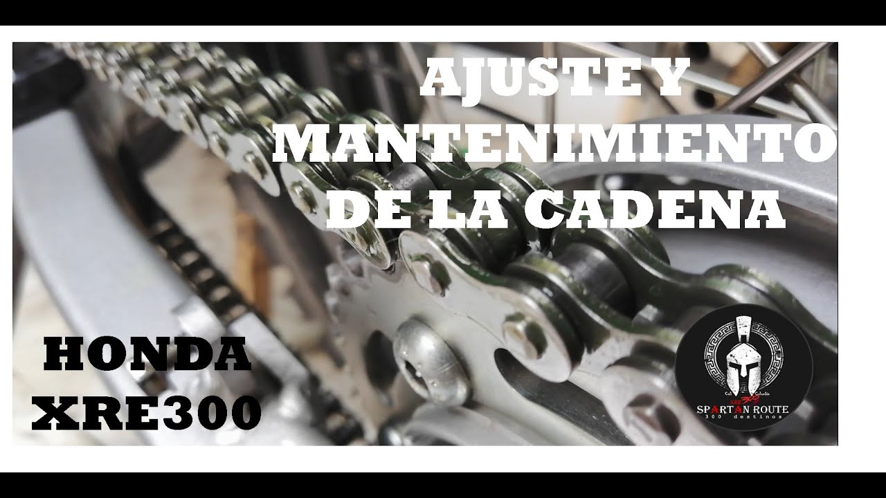 Verificar la tensión de la cadena de tu moto -  XRE300.