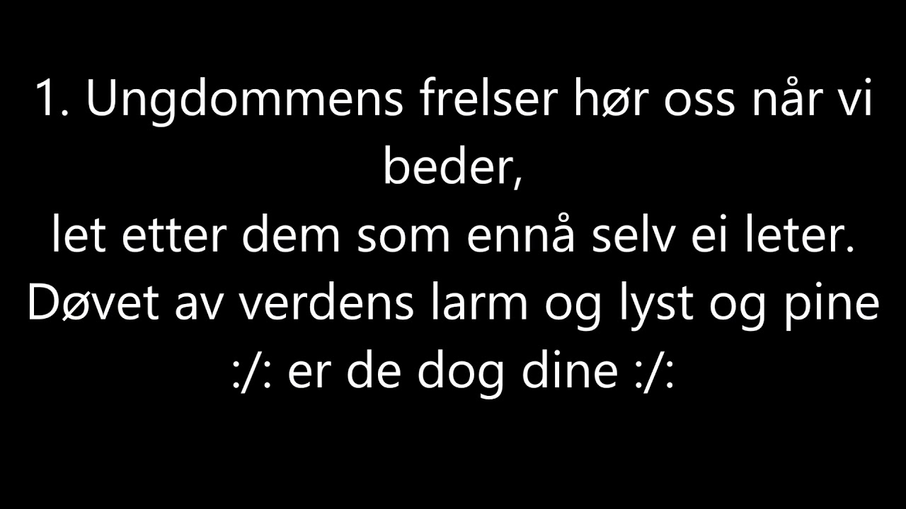Ungdommens frelser