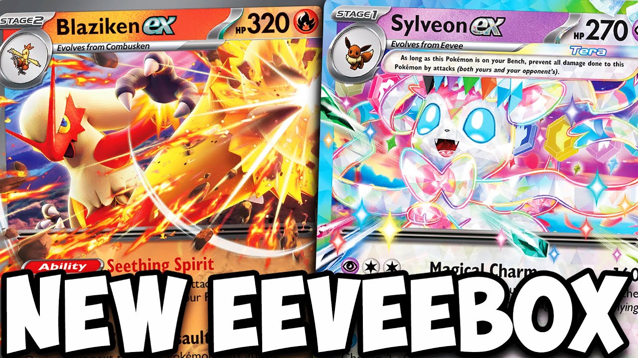Blaziken ex Works Perfectly With Eeveelutions!