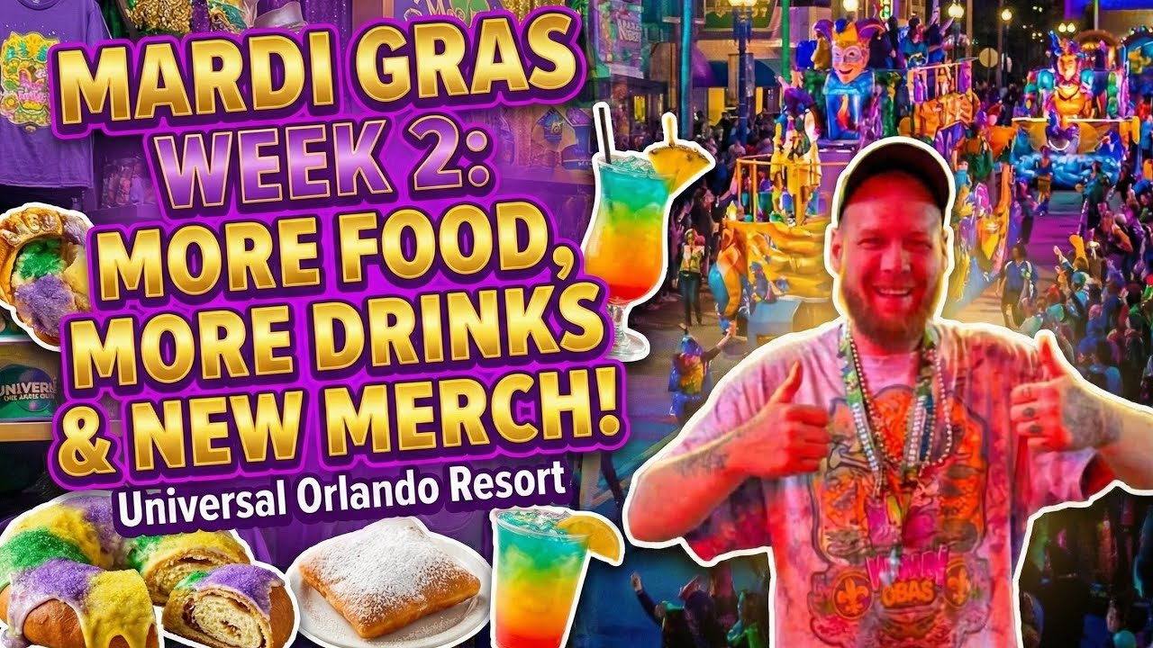 Mardi Gras Week 2!!! More Food, New Merch, Absolute Fun and Updates?!