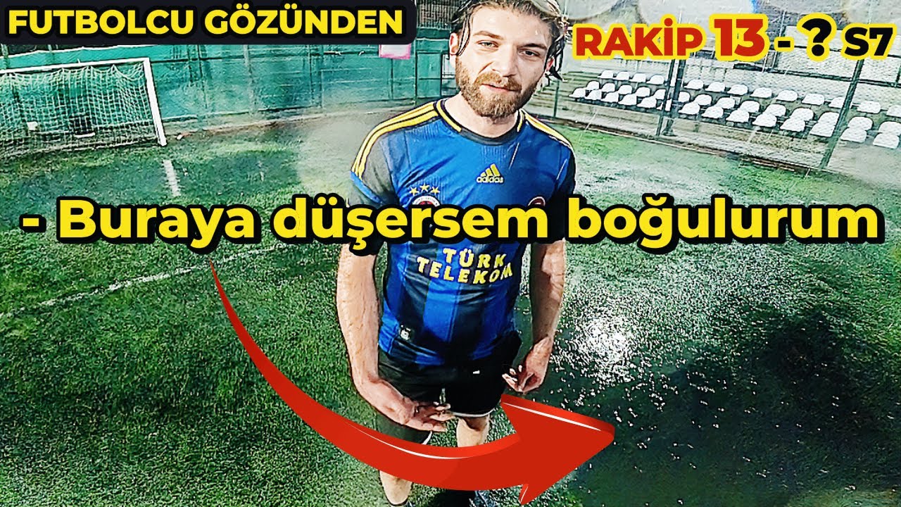 BATAKLIKTA HALI SAHA MAÇI! | Sağanak yağmur altında futbol keyfi..