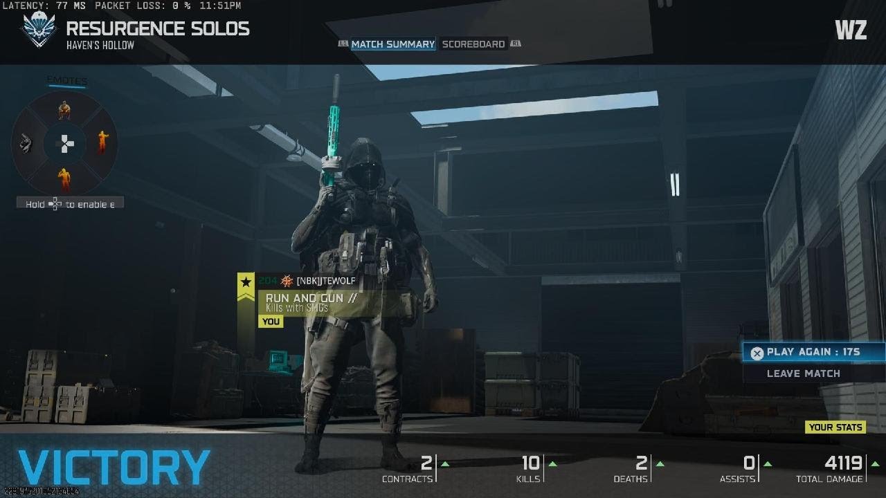 Call of Duty_Warzone Resurgence Solo Victory 10&2 New Meta Loadout At End