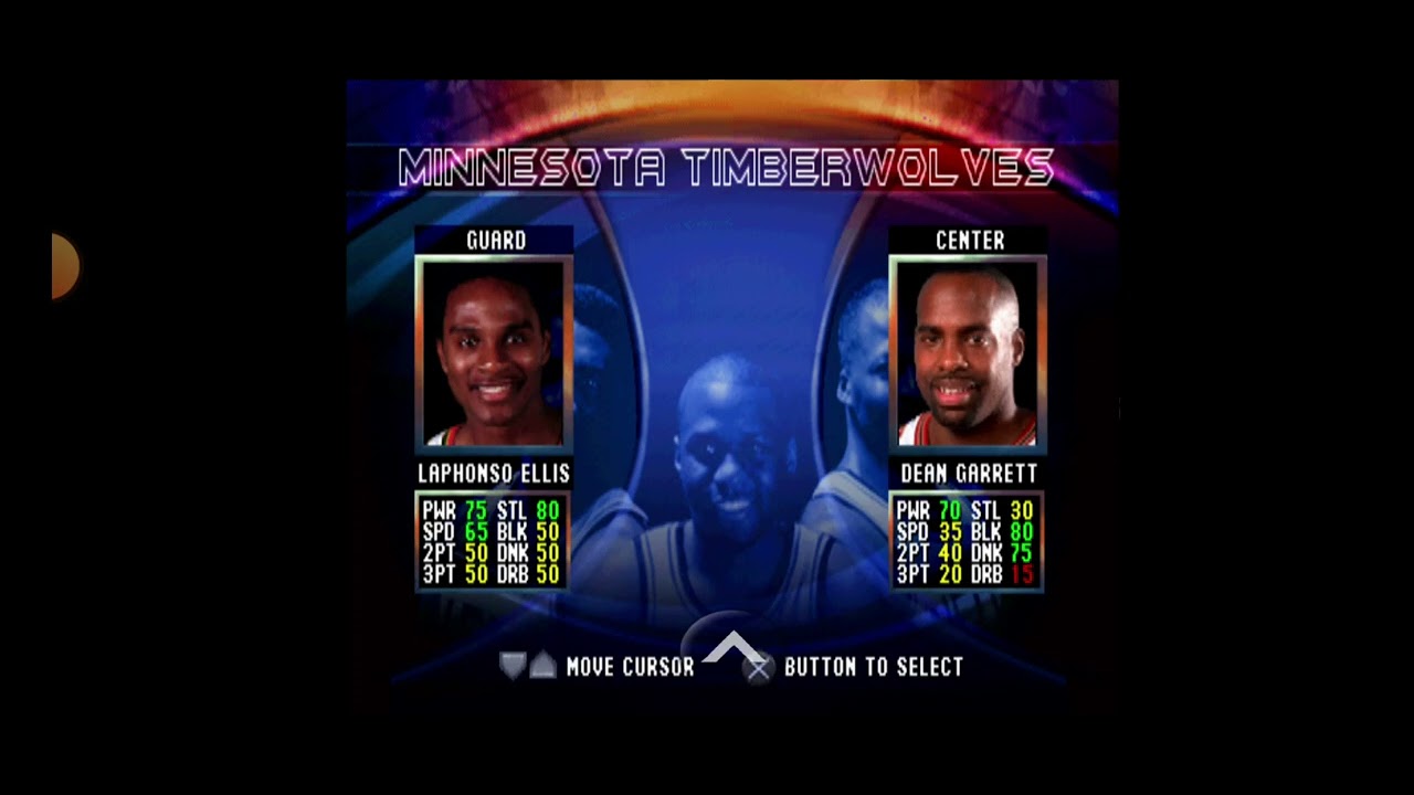 NBA Hoopz (ps1) game play pt1