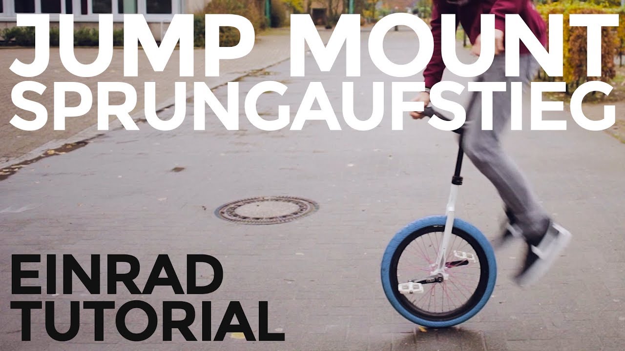 Jump Mount / Sprungaufstieg | Einrad Tutorial | RideOne Unicycling