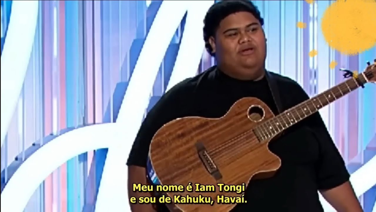 EMOCIONANTE! Iam Tongi na sua apresenta&ccedil;&atilde;o aos jurados e linda homenagem ao pai dele