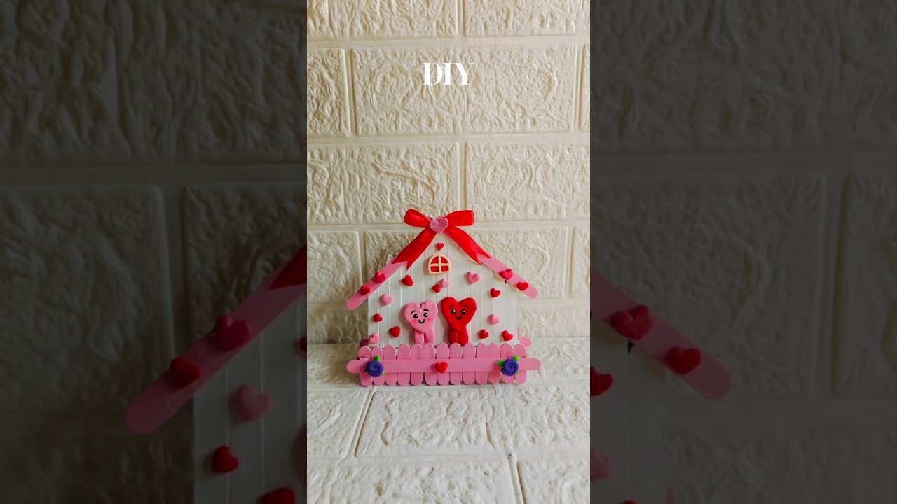 Valentine's day special craft #diy #valentinesday #heart #couple #handmade