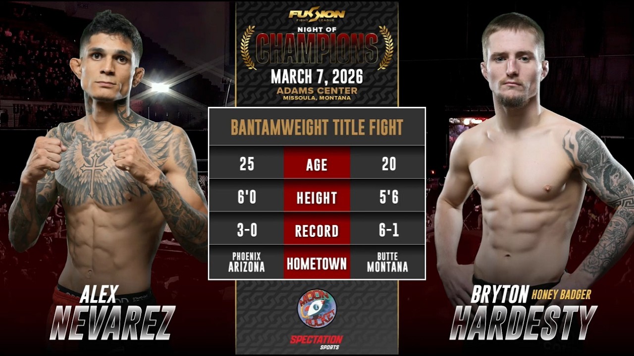 Алекс Неварес против Брайтона Хардести — Fusion Fight League: Night of Champions (титульный бой)