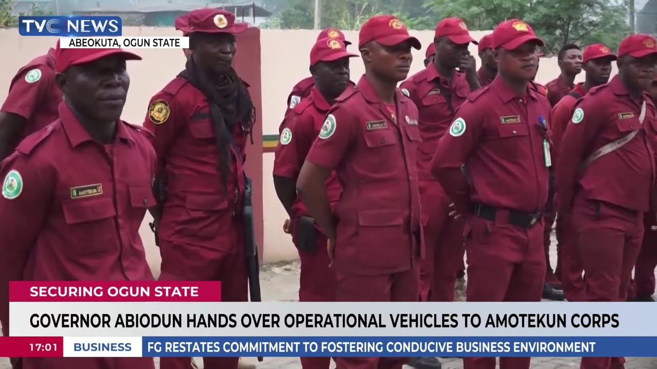 Governor Abiodun Hands Over Operational Vehicles To Amotekun Corps