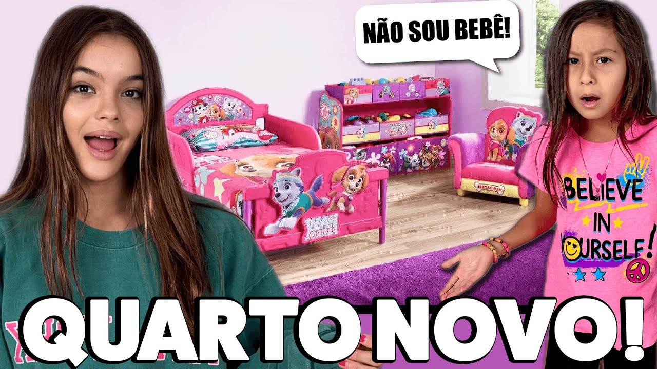 DECOREI o QUARTO da MINHA IRMÃ Sem ELA SABER * Ela Não Gostou!