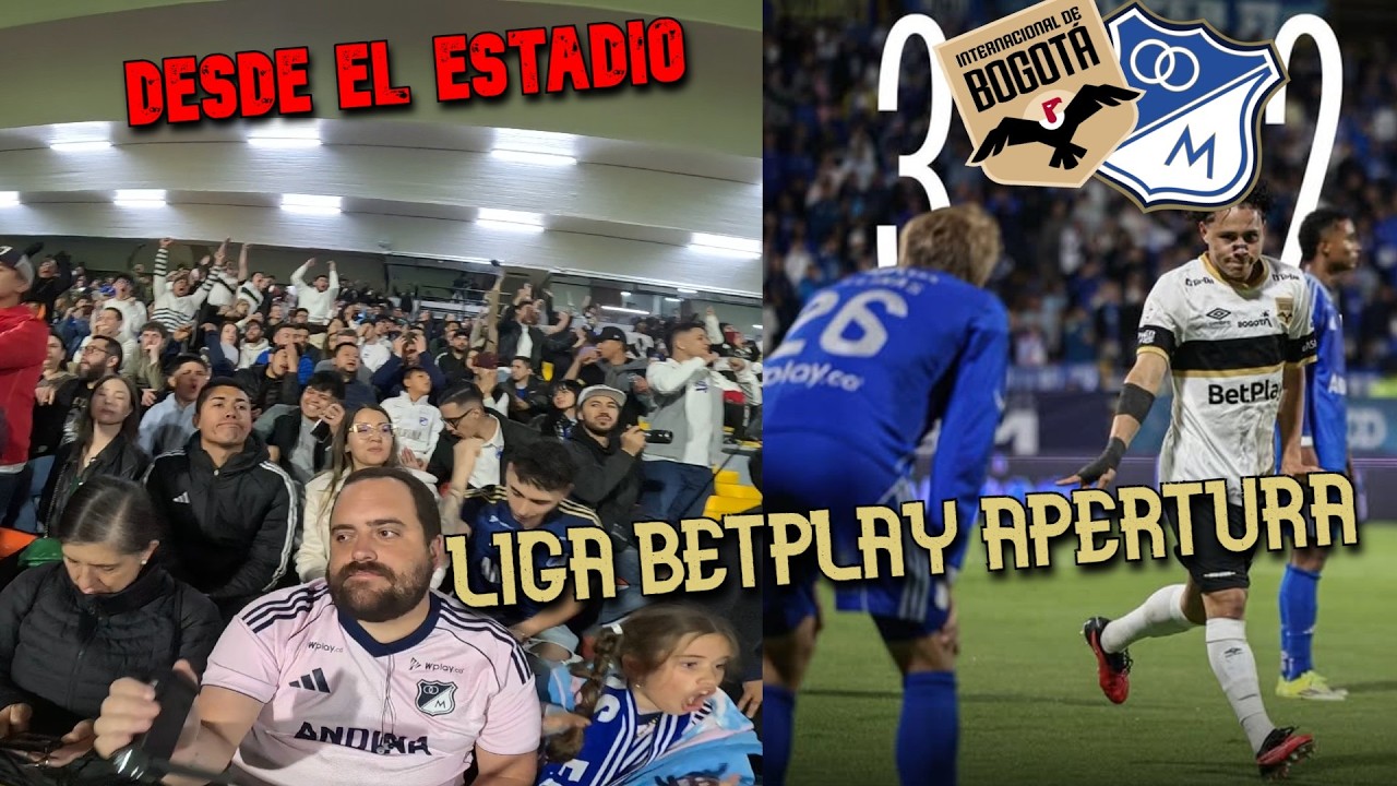 🔥 Reacción de los Hinchas al 3-2 en Techo | Inter vs Millonarios desde la tribuna