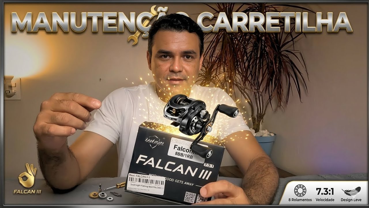 COMO FAZER A MANUTENÇÃO DA CARRETILHA FALCAN 3