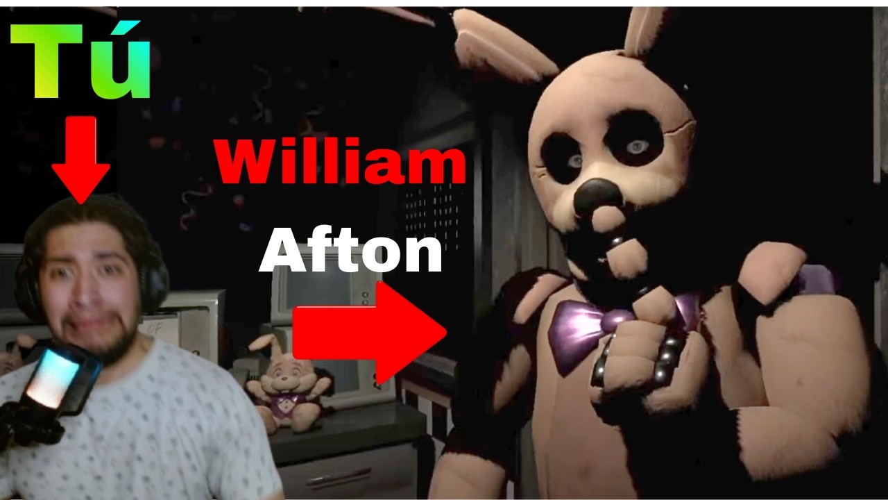 FNAF, pero William Afton va tras de ti...(no tiene caso que te escondas).
