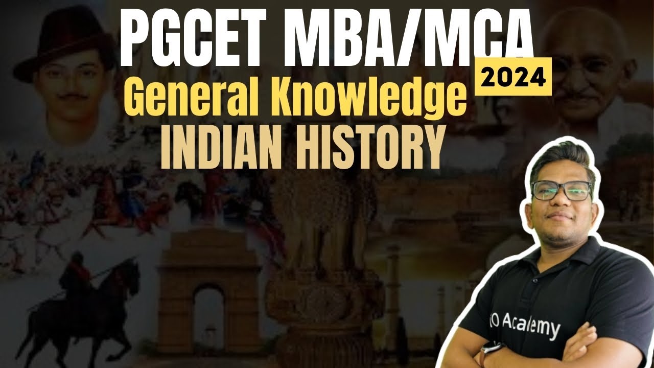 PGCET MBA/MCA-24 | General Awareness | Indian History