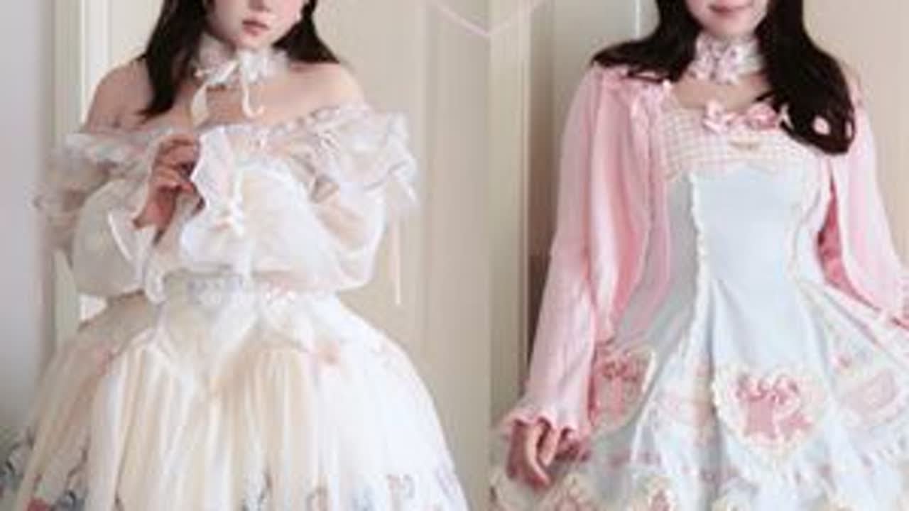 ❁春日/购物分享第二弹！lo娘电子榨菜来咯~ 这期花匣浓度100％~！#lolita #普通人也能把lolita穿好看 #购物分享 #花与珍珠匣 #lo娘