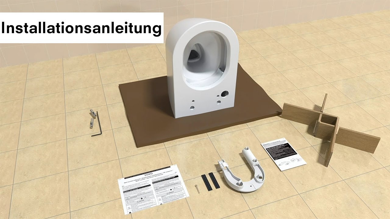 Installationsanleitung für das WASHLET RW, SW, RX EWATER+, SX EWATER+, RG und RG Lite