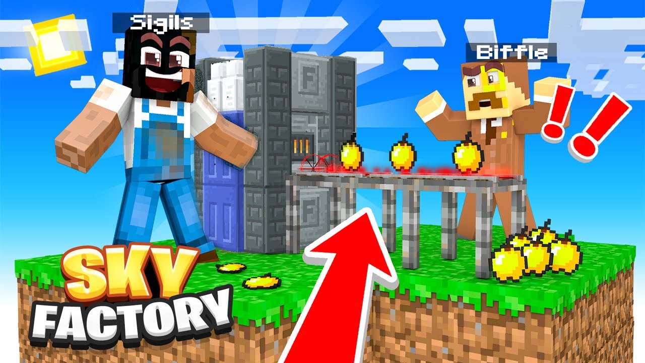 Making INFINTE  GOLDEN APPLES in Sky Factory