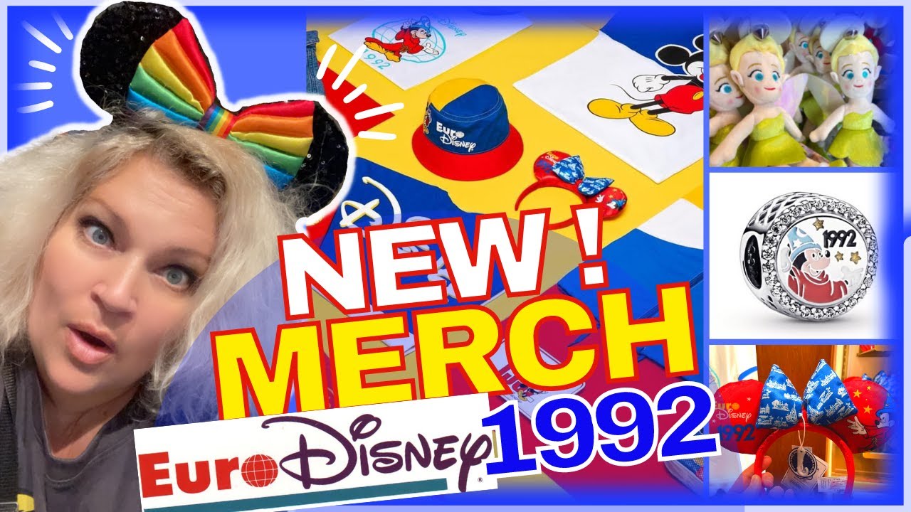 NOUVEAU ! COLLECTION REMIX EURO DISNEY 1992 ENFIN A DISNEYLAND PARIS