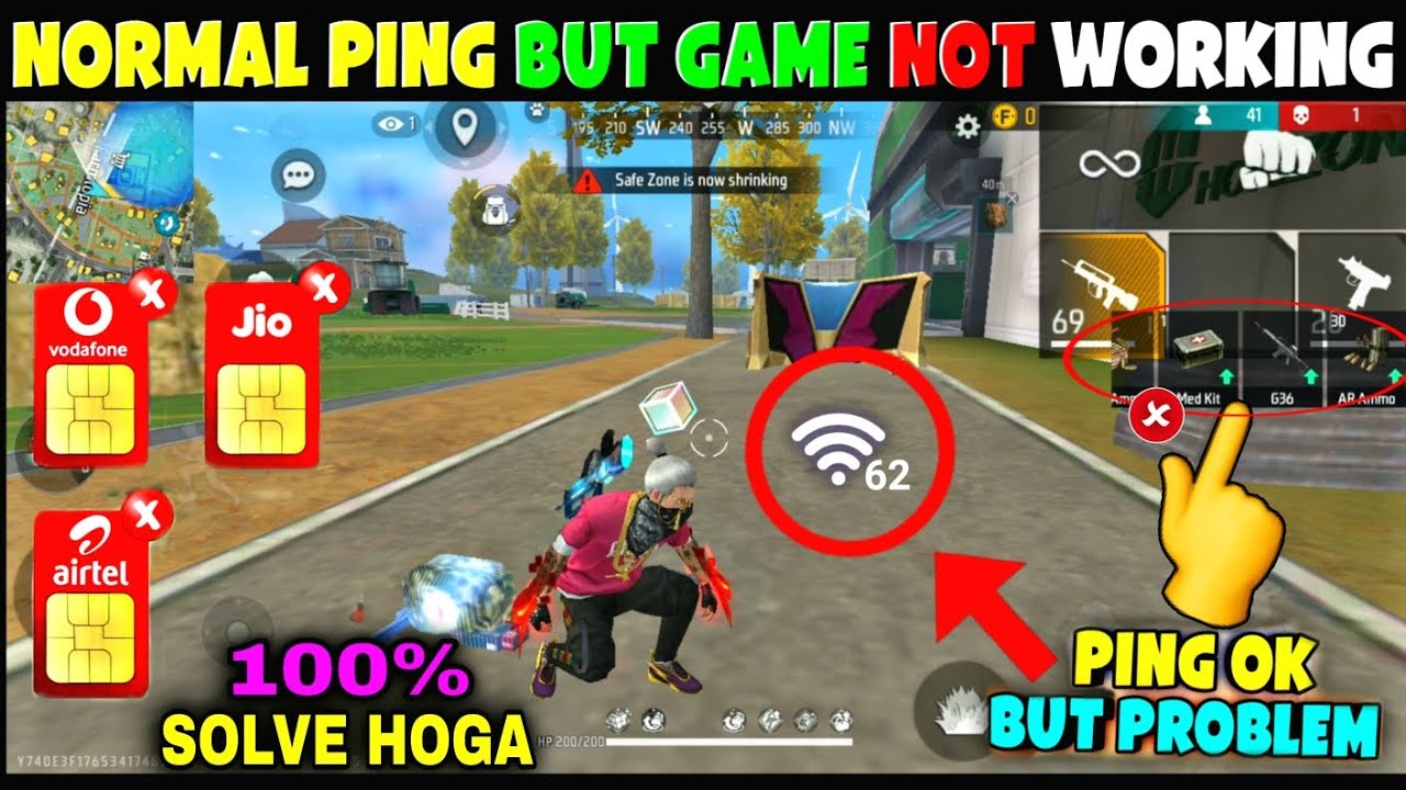 Free Fire Normal Ping Not Working/Free Fire High Ping Problem/FF Normal Ping But Not Working/part- 7