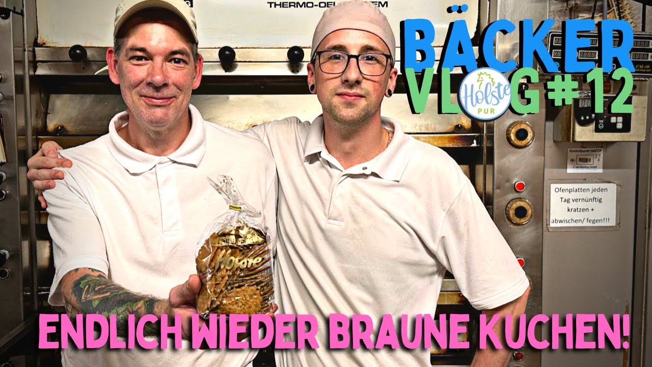 BäckerVlog#12 | Endlich wieder #BrauneKuchen/#Holstepur🍞🍪