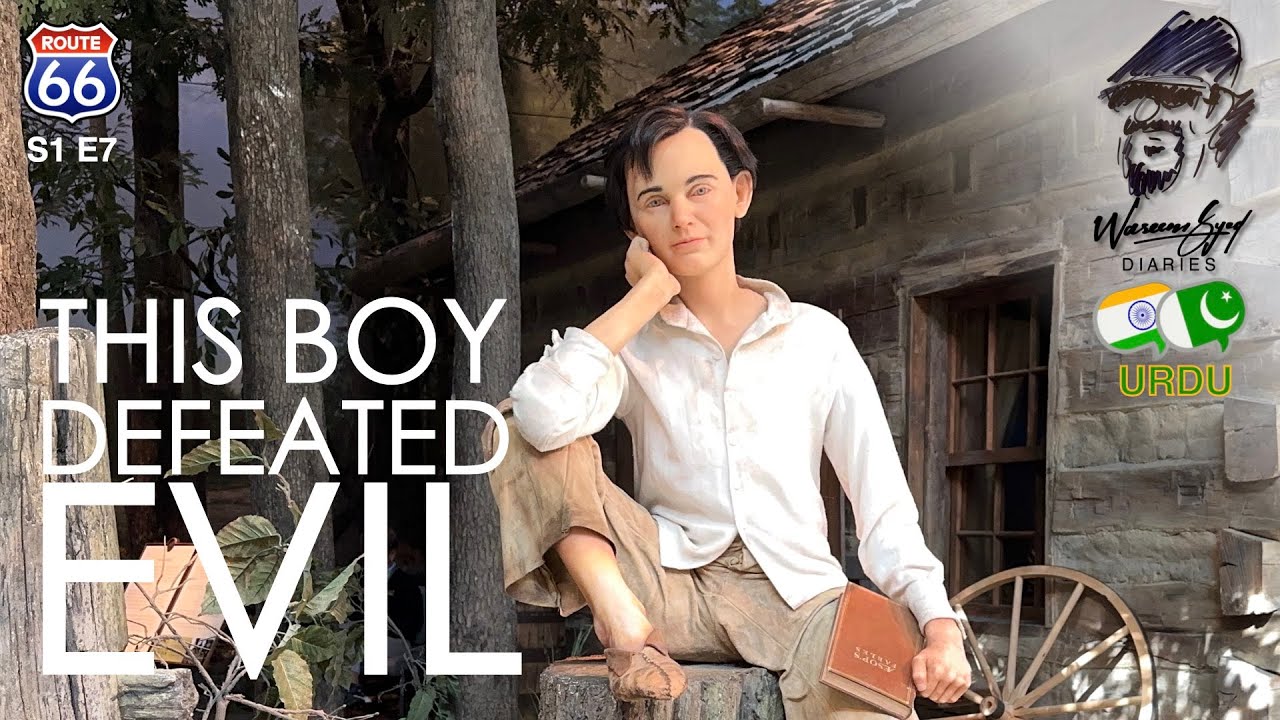S1 E8 Young Abraham Lincoln seen here, who rose to prominence & fought against the evil of slavery.