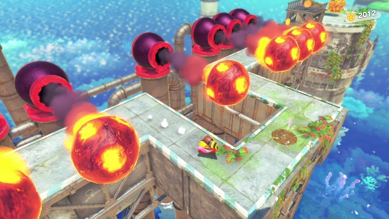Islotes Cimentados (Eternidad Costera). Kirby y la tierra olvidada
