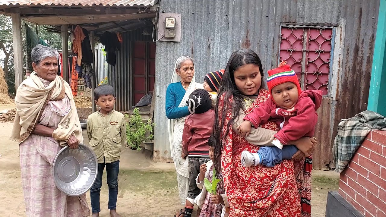 আজ আমরা সবাই নুপুরদের বাড়ীতে গেলাম \ Bangladeshi Village Life \ Our village life