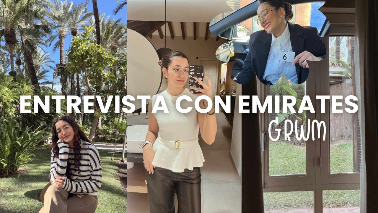 Preparativos antes de LA Entrevista con Emirates 🛫🌟