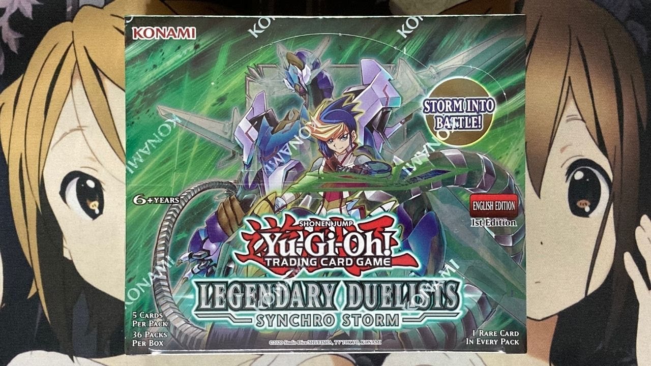 Opening My Yugioh Synchro Storm Legendary Duelist Booster Box TCG