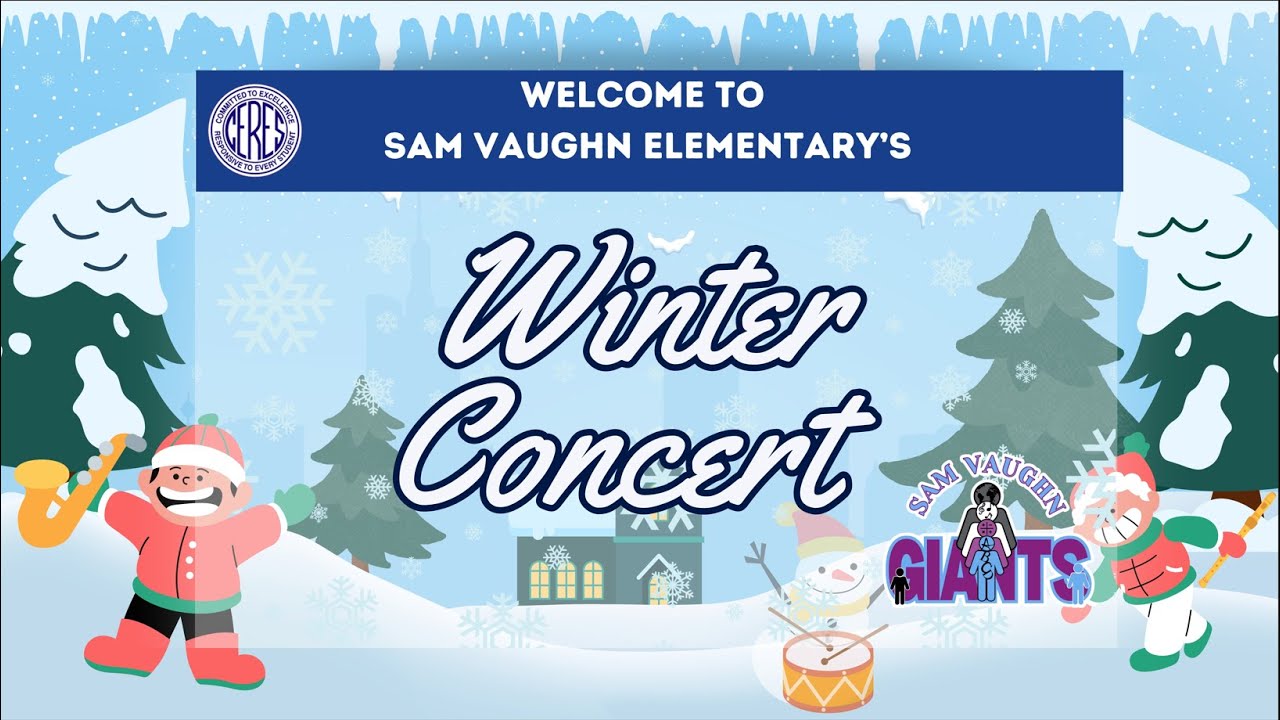 Sam Vaughn Elementary Winter Concert 2025