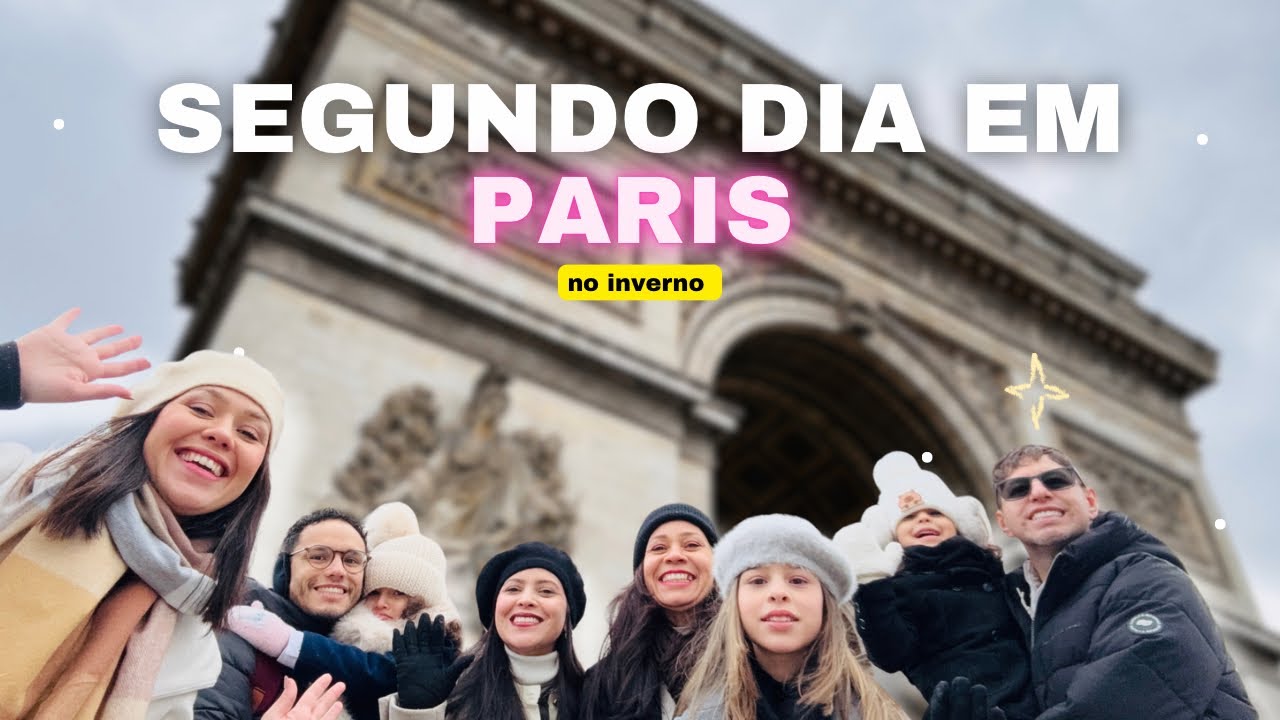 CHEGAMOS AO CORAÇÃO DE PARIS 🇫🇷 | Arco do Triunfo e Louvre no 2º dia com 3 crianças 