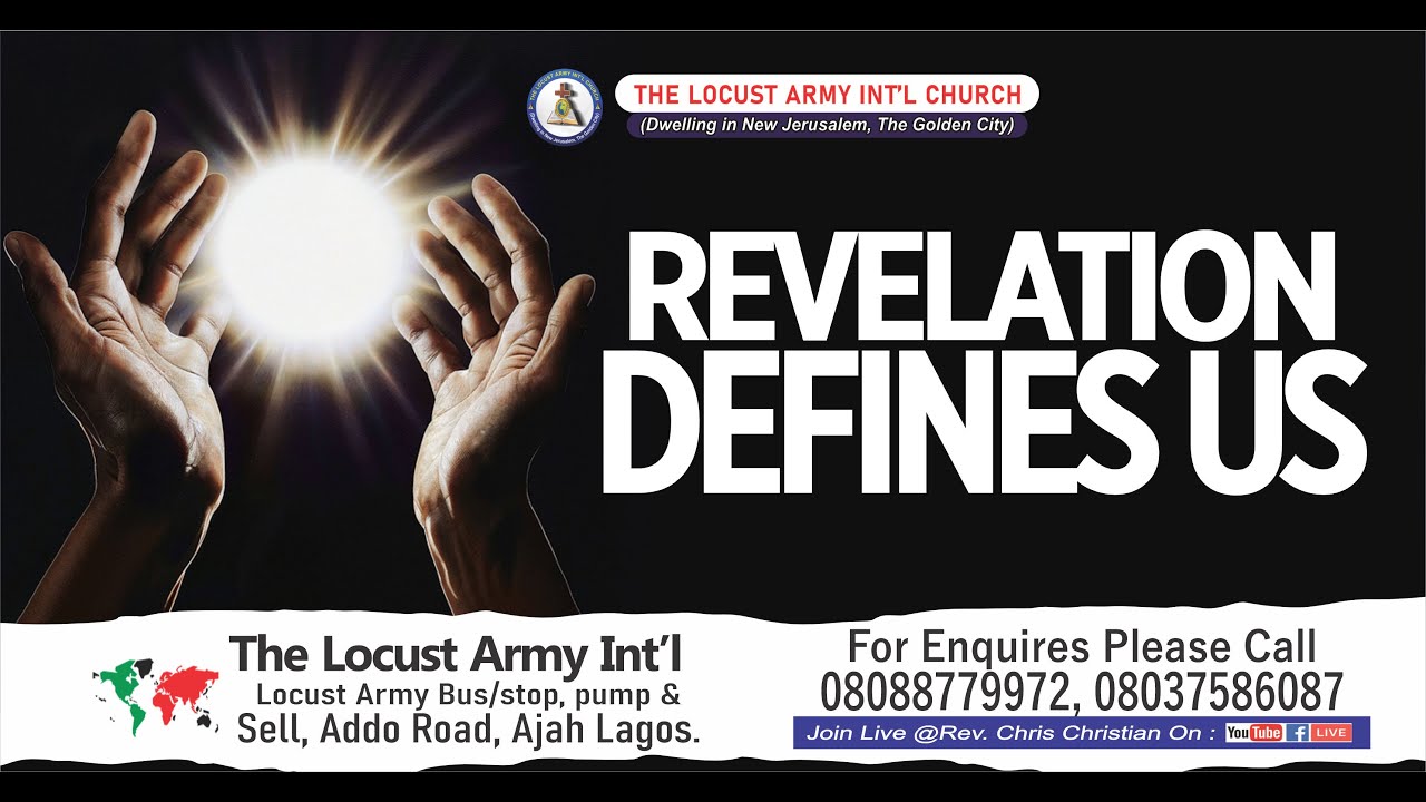 Rev Chris Christian - REVELATION DEFINES US