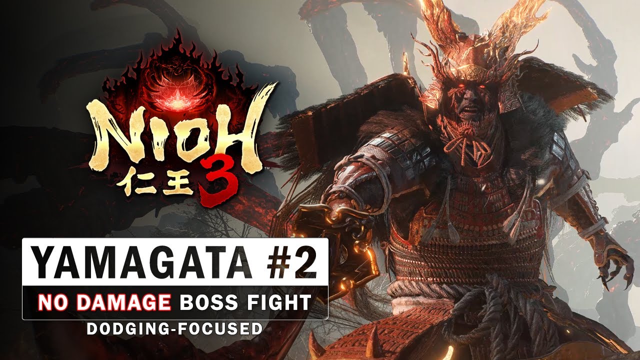Nioh 3 - Yamagata Masakage #2 Boss Fight (No Damage)