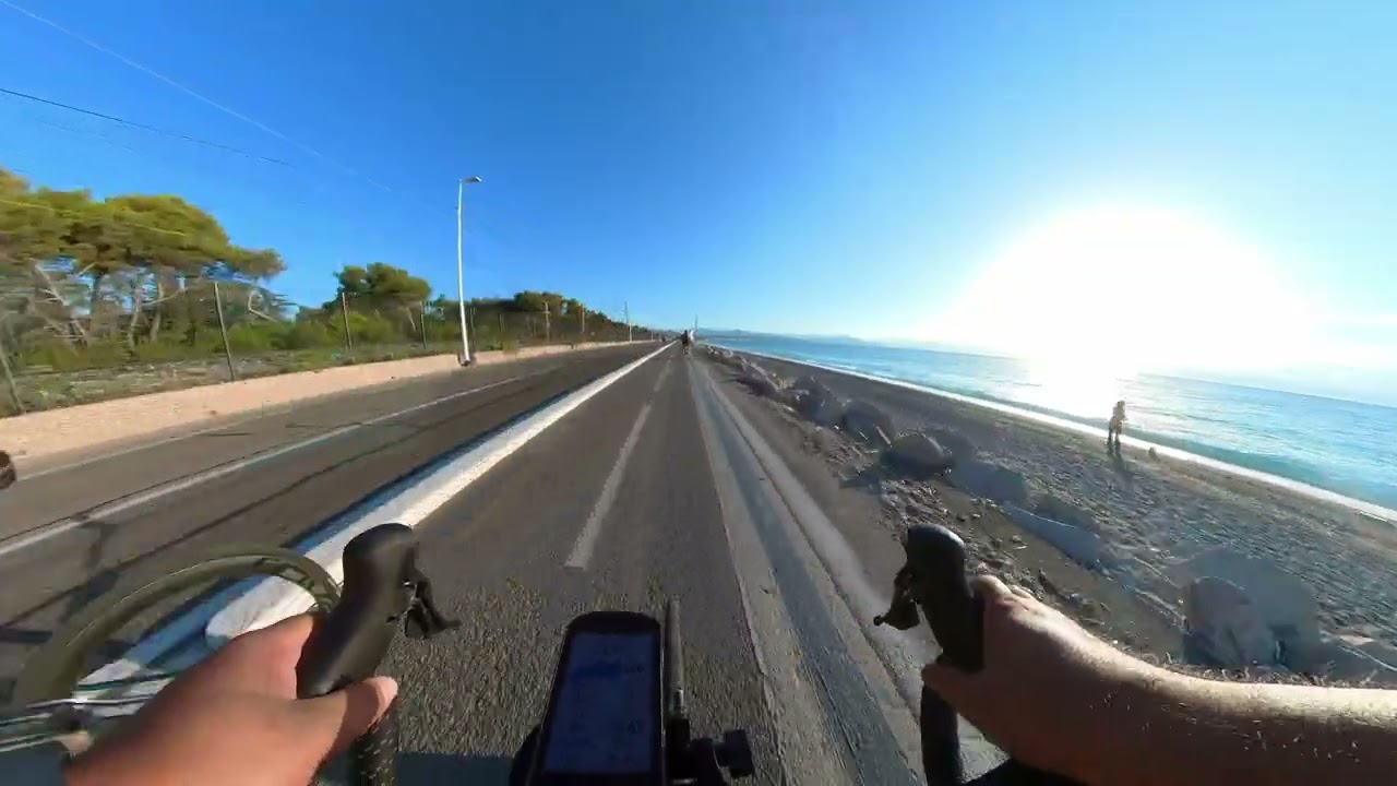 45 minutes Indoor Cycling Antibes to Nice France