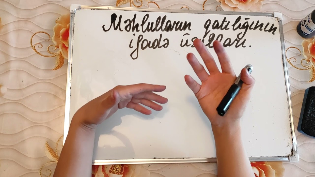 Məhlullar 4,5-ci m&ouml;vzuların geniş şəkildə izahı.A.Fəxrəndə m.Əlaqə 0514554167