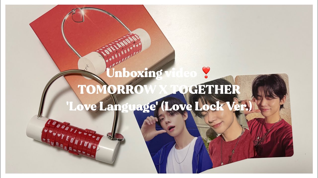 Love Languageが届いたので開封🔓❣️【TXT】【Unboxing video】