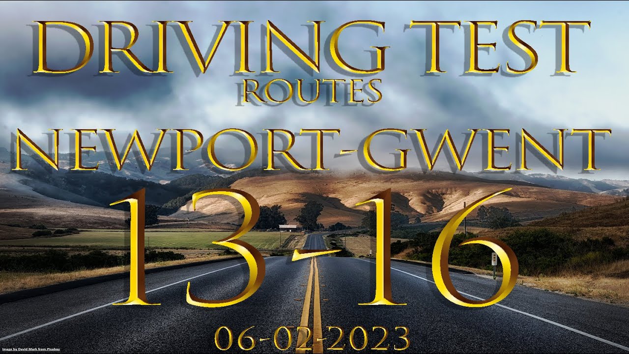 Driving Test Routes Newport (Gwent) #13 with Sat Nav