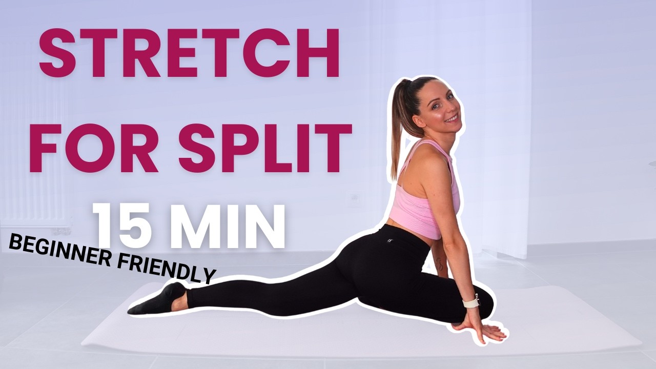 15 MIN STRETCH FOR SPLIT | Easy Floor Flexibility Routine for Beginners (No Equipment)