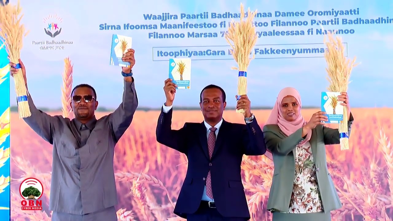 Mallattoofi Maanifeestoo filannoo waliigalaa marsaa 7ffaa Paartii badhaadhinaa ifoome.