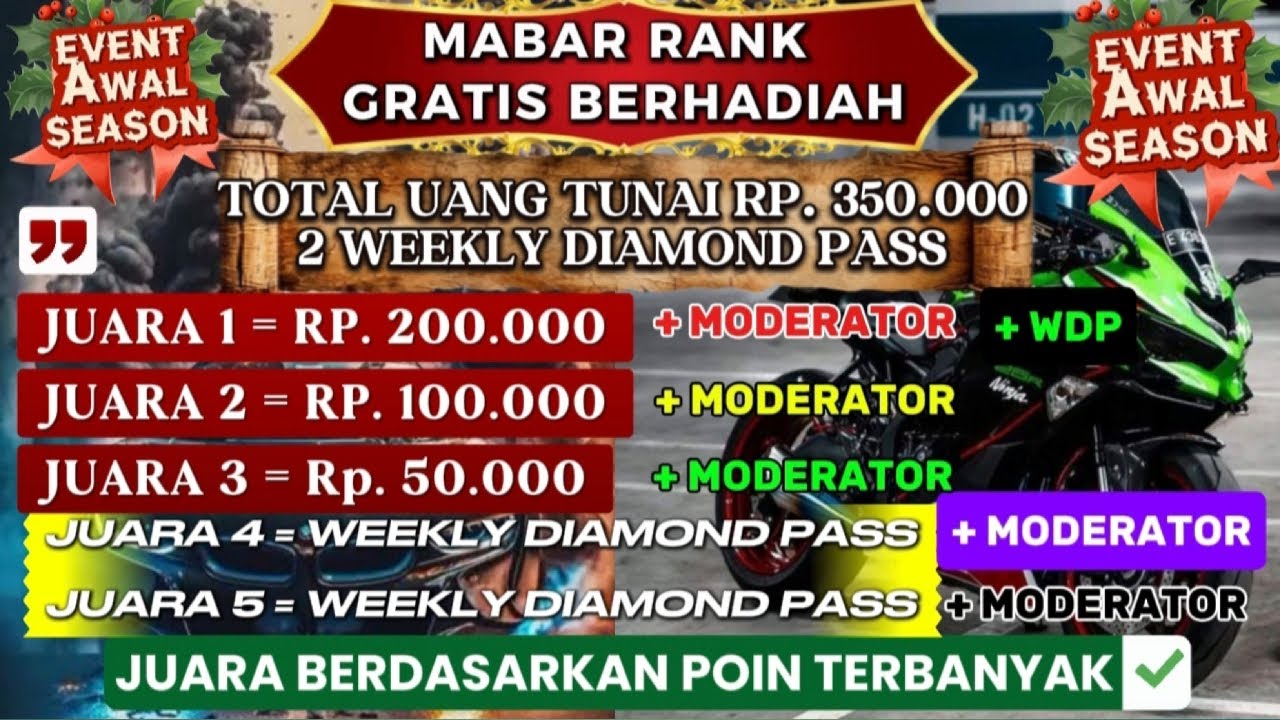 MABAR MOBILE LEGENDS GRATIS LIVE PUSH RANK TIAP HARI